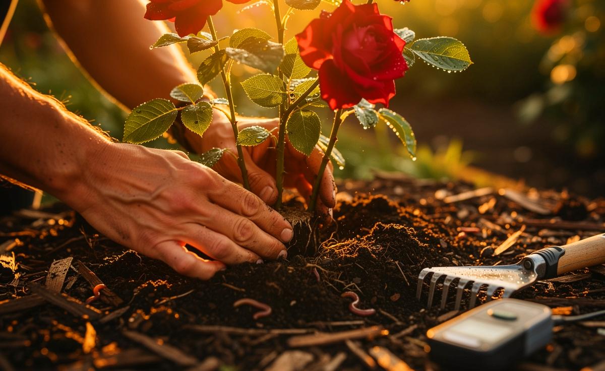 Ein Gärtner verrät, welche Bodenpflege jetzt Rosen kräftiger wachsen lässt.