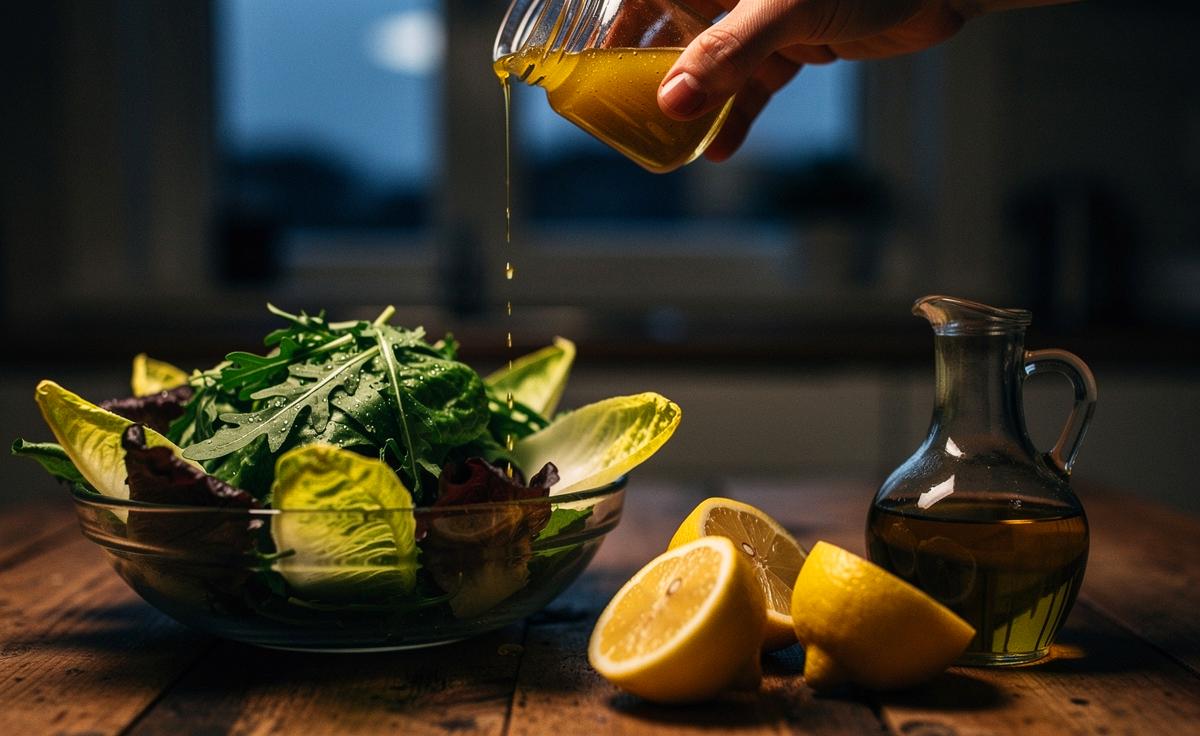 Warum du abends Salat mit Zitronensaft essen solltest, um die Verdauung zu fördern.